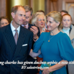 king charles has given duchess sophie a new title