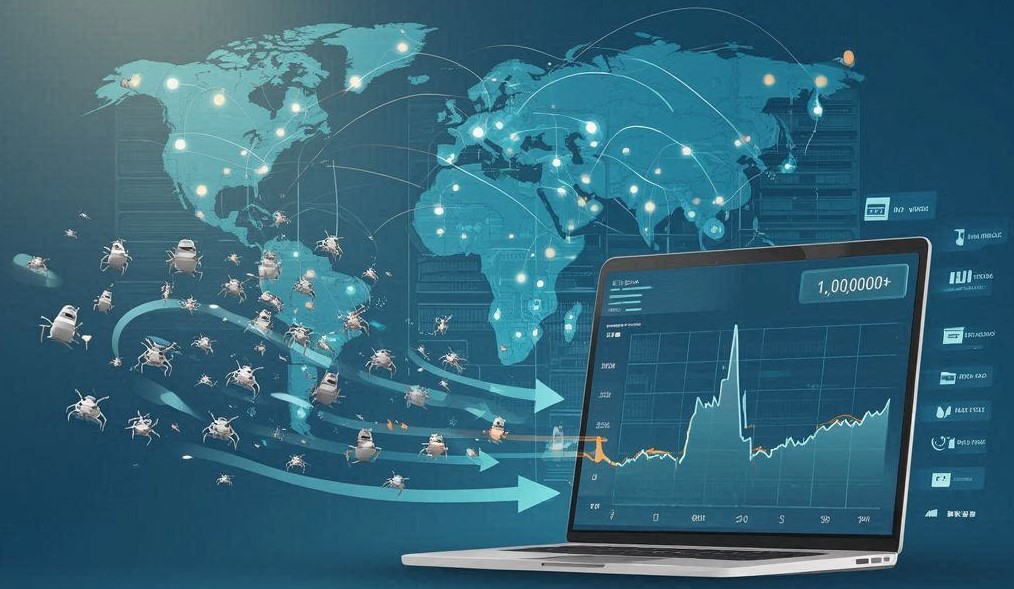 inmillion web traffic bot visit