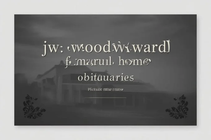 j.w. woodward funeral home obituaries