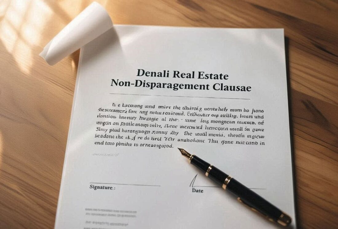 denali real estate non-disparagement clause