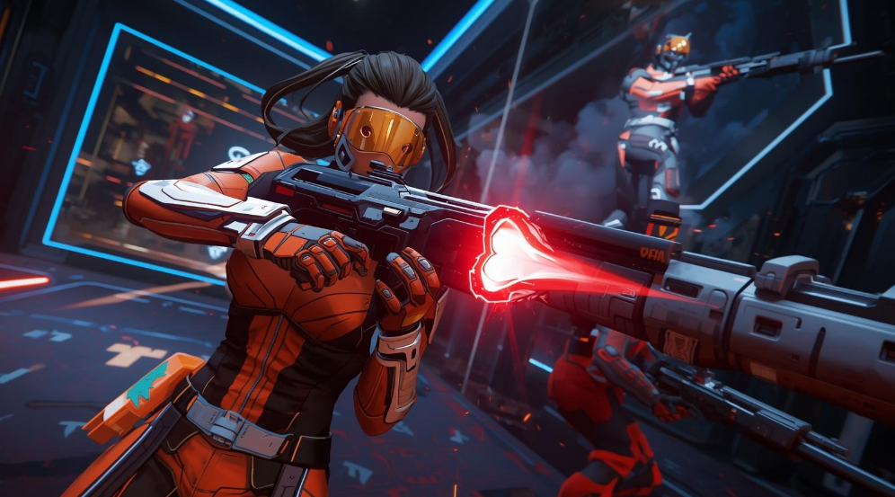 game recording has high contrast in splitgate beta 2