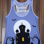 disney haunted mansion racerback tank top with lace detail